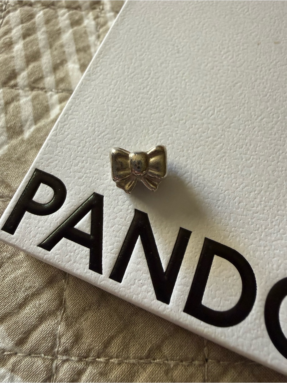 Authentic Pandora Bow Charm